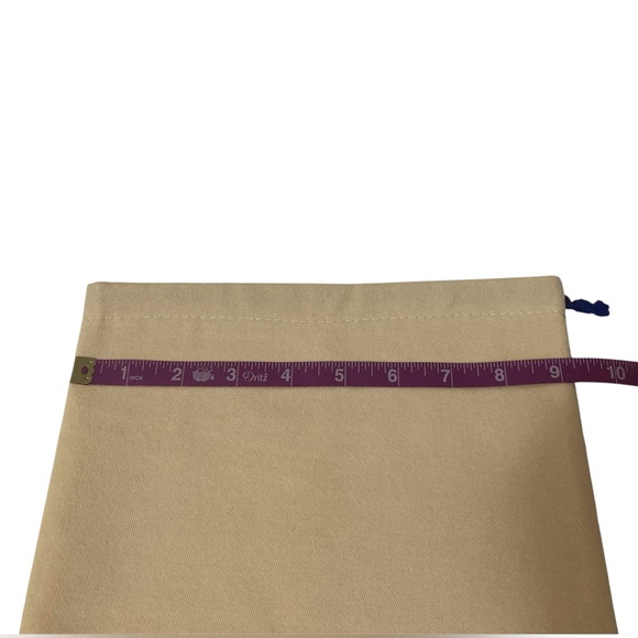 Louis Vuitton Beige Dust Bag Blue Drawstring Blue/Gray Letters 9 1/4” x 14 1/2” - Picture 8 of 10
